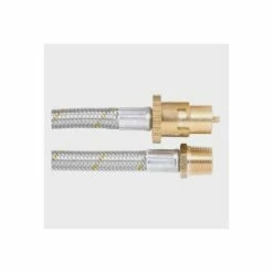 Bromic Hose Gas SS 10mm X 3000mm 1/2 BSPMT X Bayonet - 10HCS3000