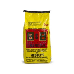 B&B Mesquite Lump Charcoal (20lb/9kg) - B00054