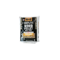 B&B Pecan Pellet Grill Fuel (20lb/9kg) - B00089