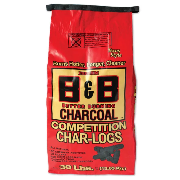 B&B Competition Char-logs (30lb/13.5kg) - B00106 3 B&B Competition Char-logs (30lb/13.5kg) - B00106