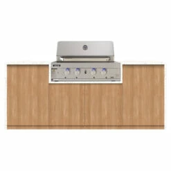 Euro Appliances BASINO 2.2m Long - With 900mm BBQ + Cabinetry + 20mm Stone Benchtop - BASINO