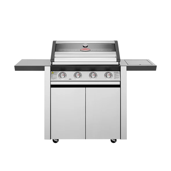 Beefeater 1600 Series Stainless Steel 4 Burner BBQ & Trolley W/ Side Burner, Cast Iron Burners & Grills- BMG1641SA 3 Beefeater 1600 Series Stainless Steel 4 Burner BBQ & Trolley W/ Side Burner, Cast Iron Burners & Grills- BMG1641SA