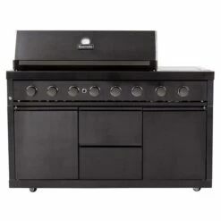Gasmate NOVA Graphite 6 Burner BBQ With Side Burner - BQ2090