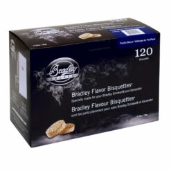 Bradley Pacific Blend Bisquettes 120 Pack Suit BBQ Gas, Electric Or Charcoal Smokers - BTPB120