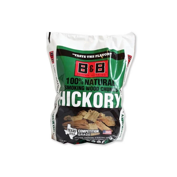 B&B Hickory Smoking Wood Chunks (549cu.in/3.1kg) - C00129-B 3 B&B Hickory Smoking Wood Chunks (549cu.in/3.1kg) - C00129-B