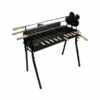 Cyprus Grill Deluxe Auto (Black) Souvla Package Deal With 20kg Variable Speed Motor - CG-0704B -Barbecue Sales Shop CG 0704B