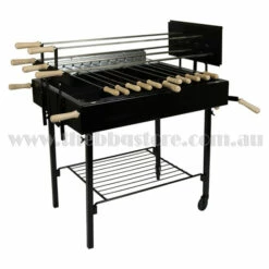 Cyprus Grill Heavy Duty 5 Spits Rotisserie Souvla Package Deal With 2 X 20kg Variable Speed Motor - CG-8000A