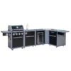 Coleman Revolution 4 Burner BBQ L-Shaped Kitchen W/ Fridge & Sink -Barbecue Sales Shop COLREVKIT 1