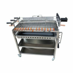 Cyprus Grill 2020 Extra Large BBQ Rotisserie With 2 X Variable Speed Motors - EB-W02B