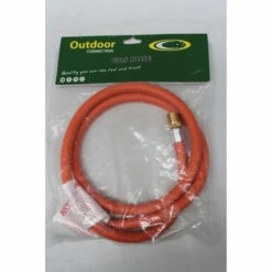 Outdoor Connection Low Pressure Gas Hose 1200mm Length With 3/8 BSPM X 3/8 SAEF - GH.49