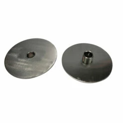 Gyro Yeros Plates (Set Of 2) 3mm Stainless Steel To Suit 22mm Round Skewer, 15cm Diameter Round- GP-3076