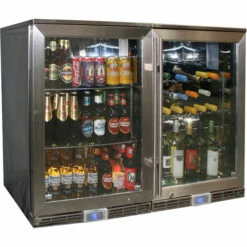 Outdoor Alfresco Rhino GSP Matching Beer And Wine Fridge Combo