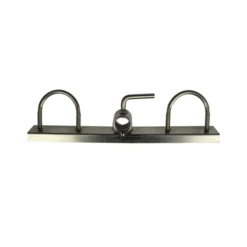 DIZZY LAMB Stainless Steel Leg Bracket With U Bolts And Wing Nuts To Suit 28mm Round Skewer