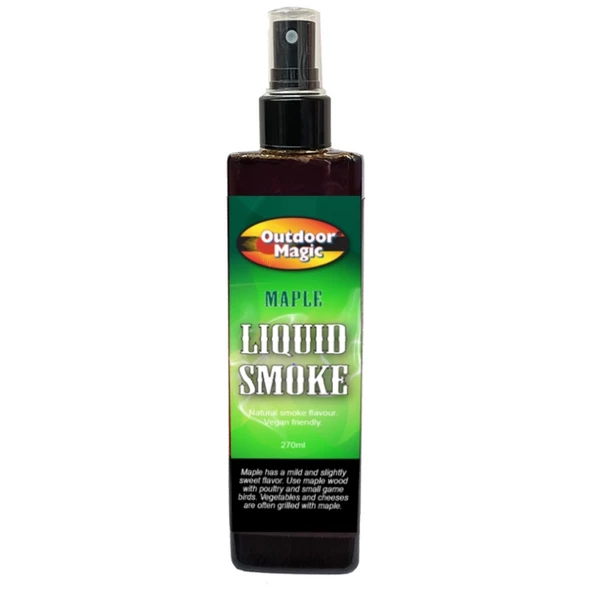 Outdoor Magic - Maple Liquid Smoke 270ml - LIQMAP 3 Outdoor Magic - Maple Liquid Smoke 270ml - LIQMAP