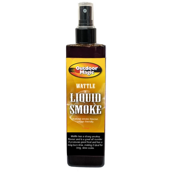 Outdoor Magic - Wattle Liquid Smoke 270ml - LIQWAT 3 Outdoor Magic - Wattle Liquid Smoke 270ml - LIQWAT