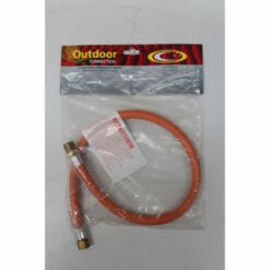 Low Pressure Gas Hose 900mm Length With 3/8" BSP (Male) - 1/4" BSP (Female)