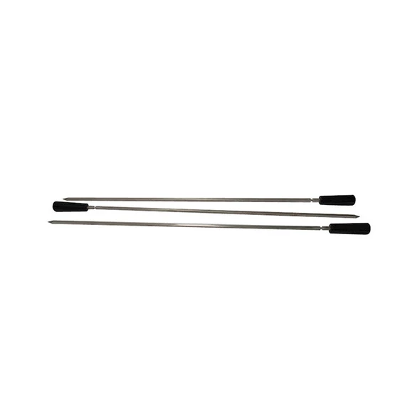 Set Of 3 Cyprus Grill Large Skewer - Suit Stainless Steel Spit LS-2302B 3 Set Of 3 Cyprus Grill Large Skewer - Suit Stainless Steel Spit LS-2302B