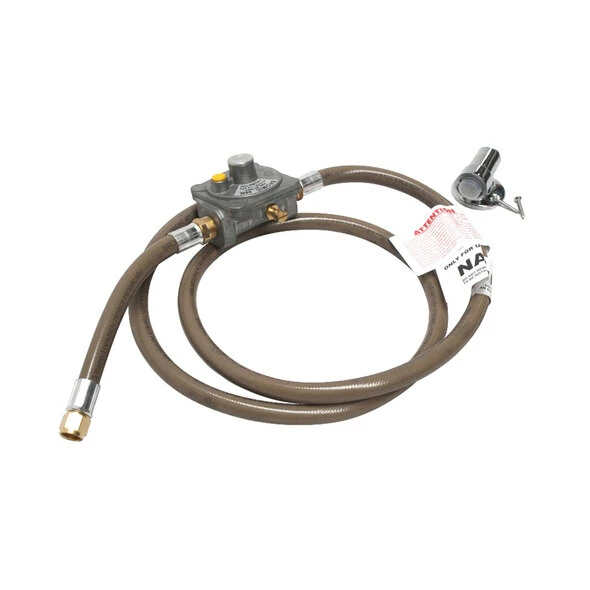 Bromic Universal Natural Gas Conversion Kit With Floor Socket 3/8 SAE Female Flare, 1500mm Hose 250Mj/hr Governor And 200mm Hose - NGCK3 3 Bromic Universal Natural Gas Conversion Kit With Floor Socket 3/8 SAE Female Flare, 1500mm Hose 250Mj/hr Governor And 200mm Hose - NGCK3