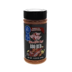 'Three Little Pigs' Touch Of Cherry BBQ Rub 12.25oz Shaker Jar - Made In USA - OW85131