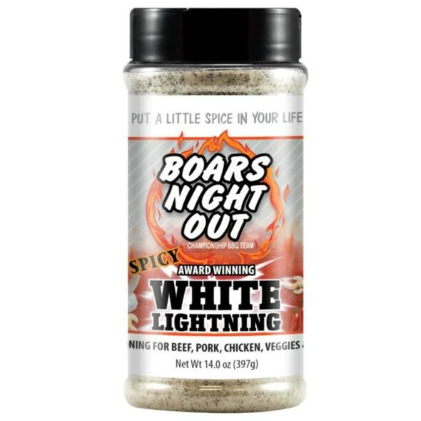 Boars Night Out Spicy White Lightning Jar 14oz - OW86531 3 Boars Night Out Spicy White Lightning Jar 14oz - OW86531
