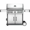 NAPOLEON Rogue 5 Burner 304 SS - Side Burner + Rear Burner + SS Grills - RSE625RSBPSS-1-AU -Barbecue Sales Shop RSE625RSBPSS 1 AU
