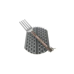 GrillGrate Set Of 2 Radius Cut Panels For Big Green Egg MX & Small, Most Small Kamado Grills, Weber Smokey Joe And Other 14.5” / 36.8cm Diameter Round