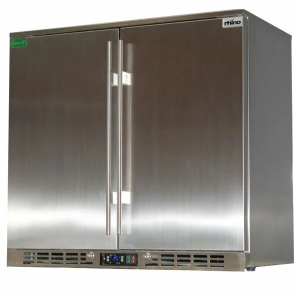 Rhino Stainless Steel 2 Door All Stainless Steel Bar Fridge 3 Rhino Stainless Steel 2 Door All Stainless Steel Bar Fridge