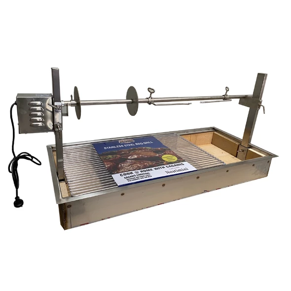 1200mm Alfresco Built In Charcoal BBQ With Spit Rotisserie - SP-124 3 1200mm Alfresco Built In Charcoal BBQ With Spit Rotisserie - SP-124