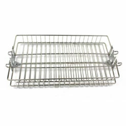 Cyprus Grill Stainless Steel Rotisserie Spit Basket 35cm X 19cm X 5.5cm - SSBB-3519