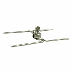 Small Stainless Steel Double Sided Rotisserie BBQ Prongs/Forks - (Square 8mm) - SSDC-0040