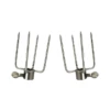 Mini Stainless Steel Round Small 4 Prong Fork Set (Pack Of 2) From The BBQ Store - (Round 8mm) - SSDC-0080