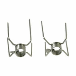 Stainless Steel Large 4 Prong Forks (Set Of 2) For Rotisserie BBQ Whole Chicken Or Leg Of Lamb Suit 22mm Round Skewer