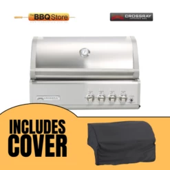 CROSSRAY Infrared 4 Burners In-Built Unit With Cover
