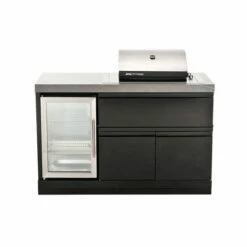 CROSSRAY Mini Kitchen With Electric BBQ And Fridge - TCE15F-Mk1