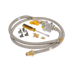 CROSSRAY NG Conversion Kit - Includes NG Regulator, Short Braided Hose And Injectors- TCS4AC-003