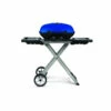 Napoleon Travel Q Scissor Leg Portable BBQ (Blue/Low Lid CAST) - TQ285-X-BL-1-AU -Barbecue Sales Shop TQ285 X BL 1 AU