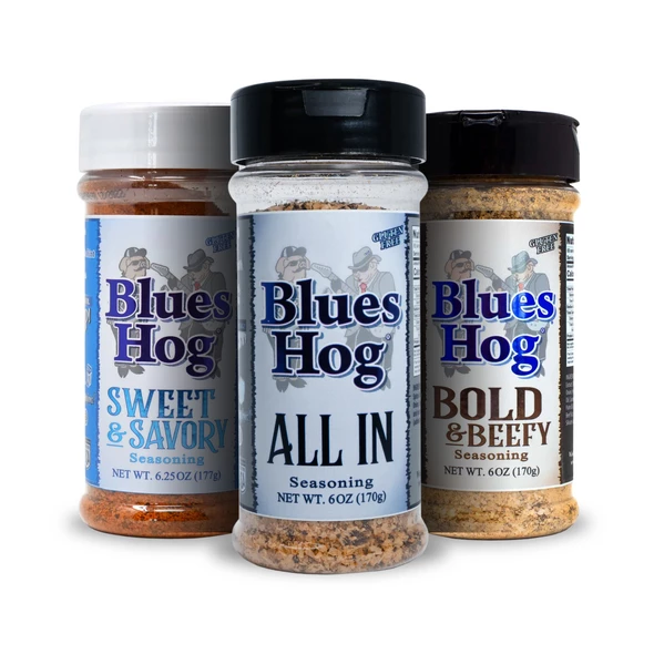 Blues Hog Seasoning Bundle (3 Flavours) - Blueshog-BUN 3 Blues Hog Seasoning Bundle (3 Flavours) - Blueshog-BUN